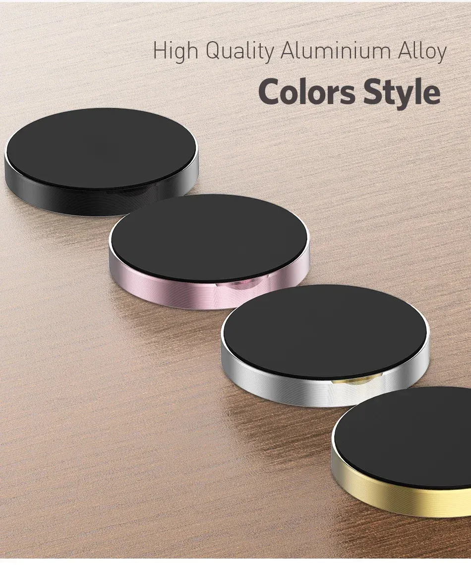 Universal Magnetic Car Phone Holder Mount - 360° Rotatable or Fixed Stand for iPhone, Samsung, Huawei - Dashboard & Wall Sticker showcase 7