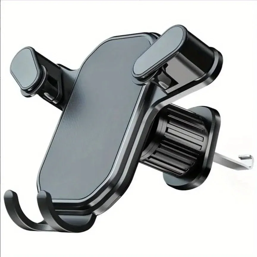 Universal Car Phone Holder Air Vent Clip Mount - Adjustable Stand for 4.7-6.7 Inch Smartphones & GPS Devices, Secure Mobile Cell Support thumbnail 6