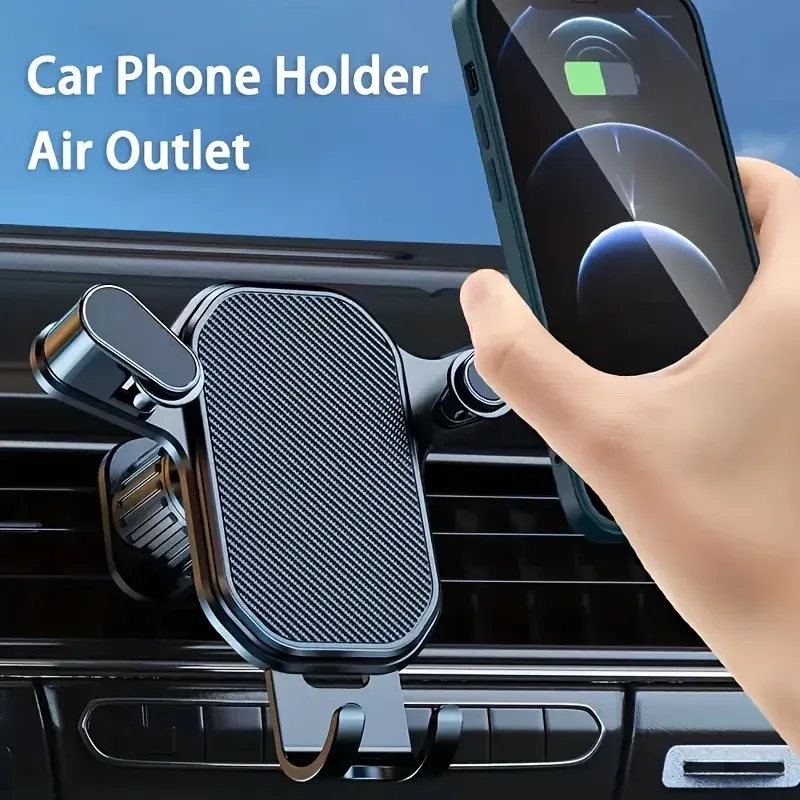 Universal Car Phone Holder Air Vent Clip Mount - Adjustable Stand for 4.7-6.7 Inch Smartphones & GPS Devices, Secure Mobile Cell Support showcase 1