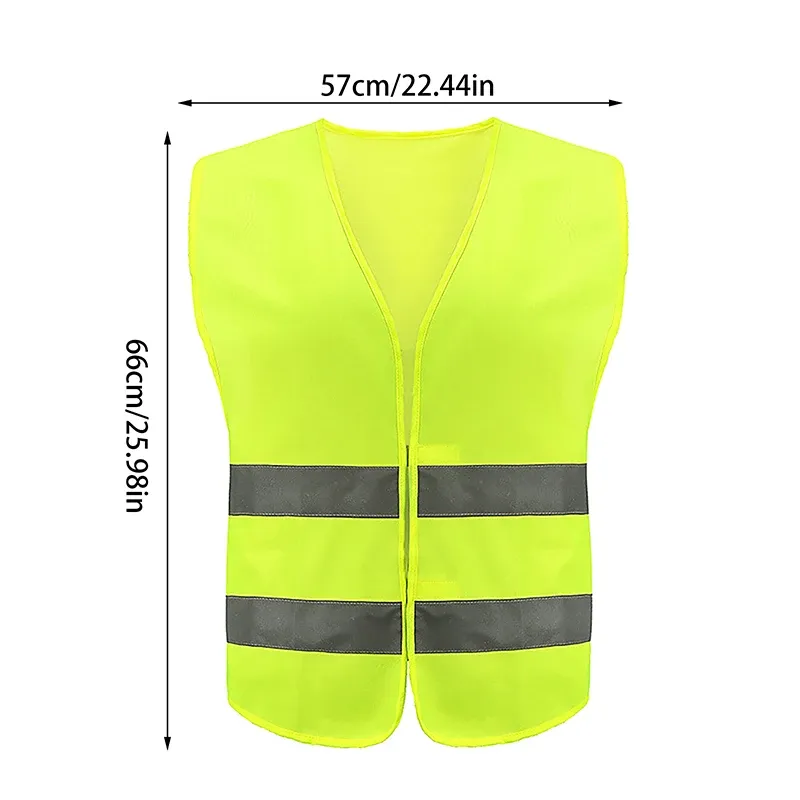 High Visibility Reflective Safety Vest - Breathable Mesh Work Gear for Construction, Road Workers, Cyclists, Runners & Outdoor Activities - Enhanced Safety & Durability showcase 5