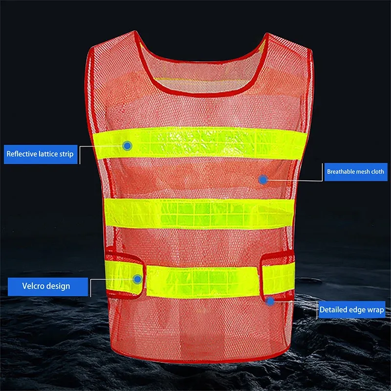 High Visibility Reflective Safety Vest - Breathable Mesh Work Gear for Construction, Road Workers, Cyclists, Runners & Outdoor Activities - Enhanced Safety & Durability showcase 2