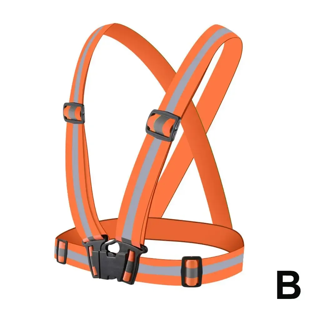 High-Visibility Reflective Vest for Night Running & Cycling - Adjustable Elastic Garter Style Safety Gear for Adults & Children showcase 18