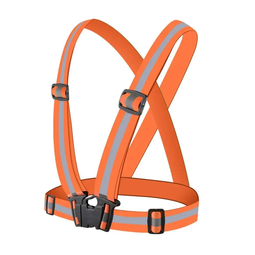 High-Visibility Reflective Vest for Night Running & Cycling - Adjustable Elastic Garter Style Safety Gear for Adults & Children showcase 4