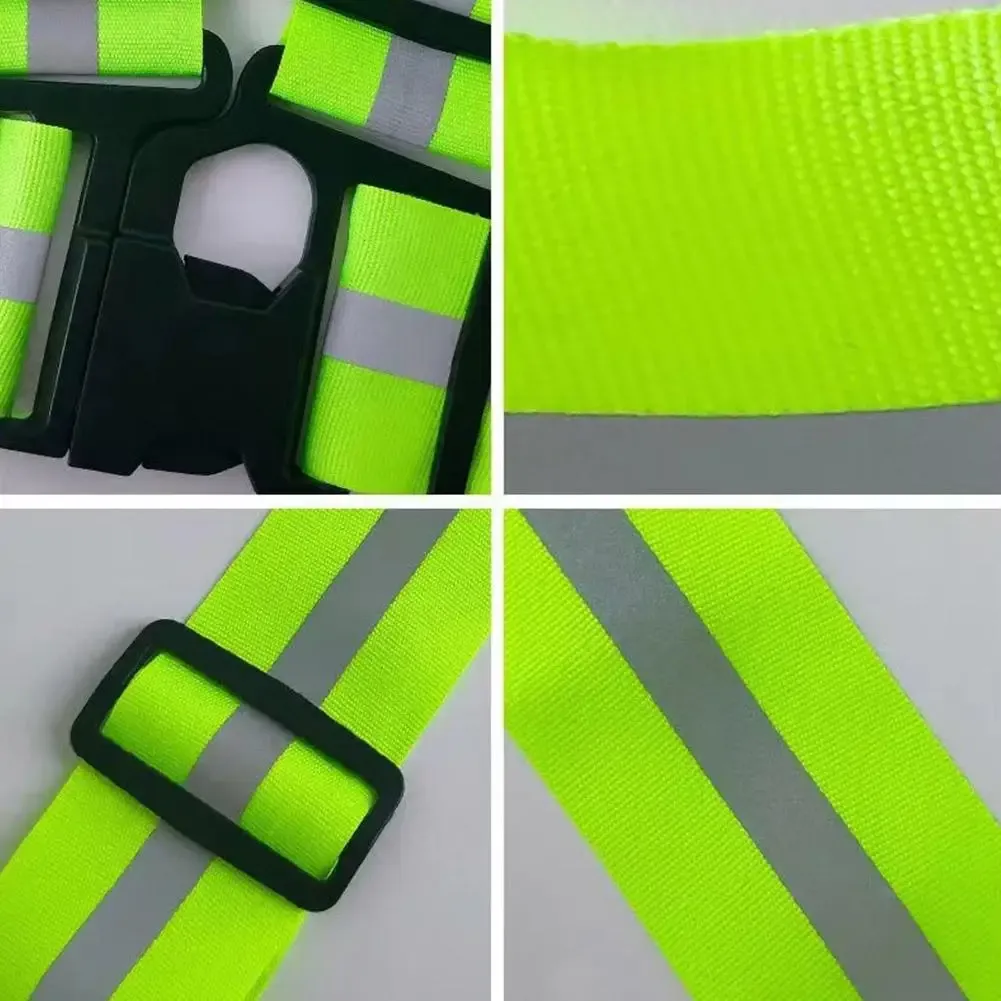 High-Visibility Reflective Vest for Night Running & Cycling - Adjustable Elastic Garter Style Safety Gear for Adults & Children showcase 13