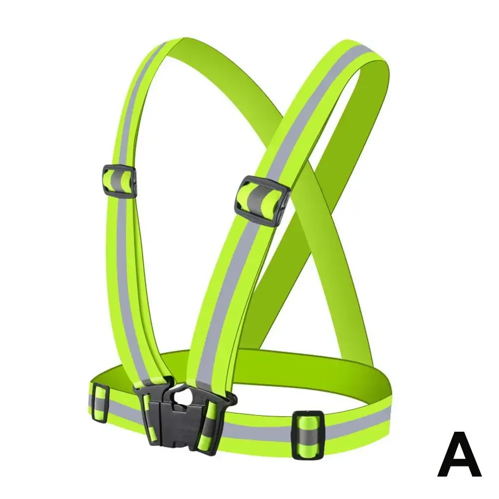 High-Visibility Reflective Vest for Night Running & Cycling - Adjustable Elastic Garter Style Safety Gear for Adults & Children showcase 8