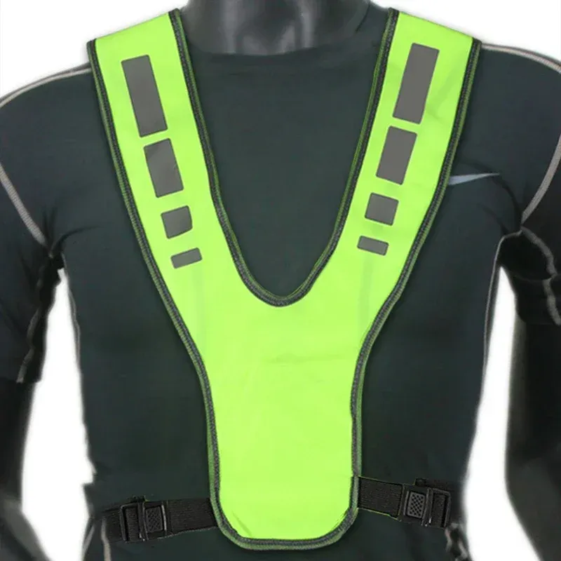 Reflective Elastic Safety Vest for Outdoor Sports - High Visibility Night Running Cycling Gear, Adjustable Fit for Adults showcase 11