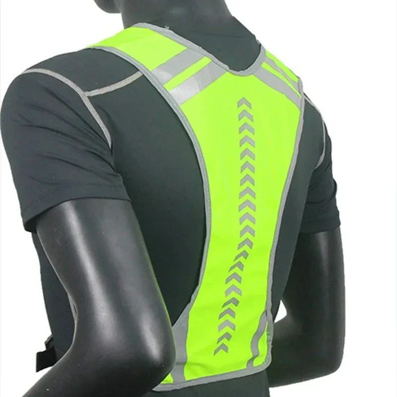 Reflective Elastic Safety Vest for Outdoor Sports - High Visibility Night Running Cycling Gear, Adjustable Fit for Adults showcase 12