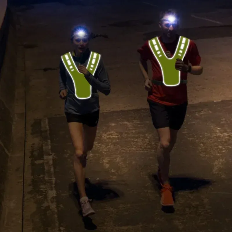 High Visibility Reflective Cycling Vest for Night Running & Motorcycle Safety - Lightweight, Breathable, Adjustable Fit for All Sizes showcase 8