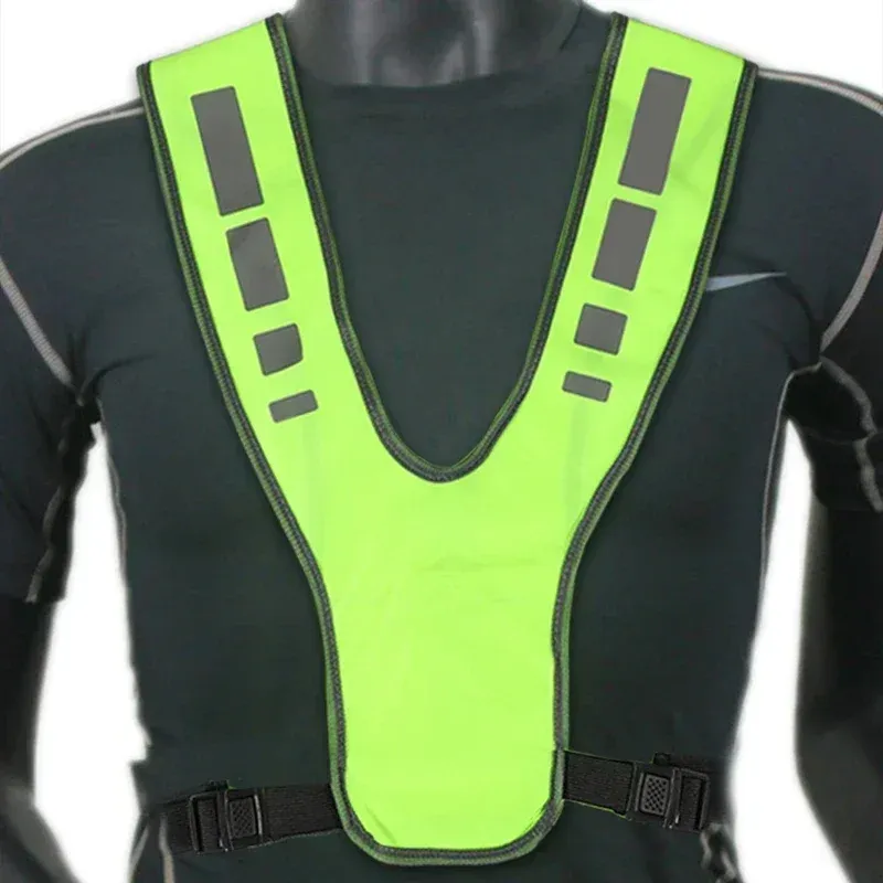 High Visibility Reflective Cycling Vest for Night Running & Motorcycle Safety - Lightweight, Breathable, Adjustable Fit for All Sizes showcase 11