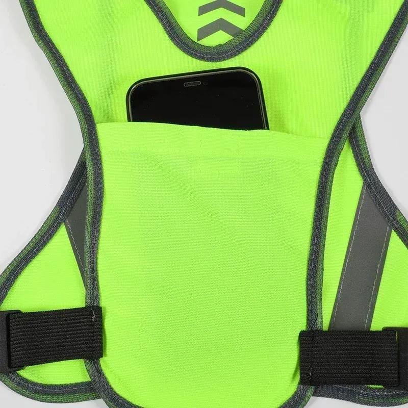 High Visibility Reflective Cycling Vest for Night Running & Motorcycle Safety - Lightweight, Breathable, Adjustable Fit for All Sizes showcase 17