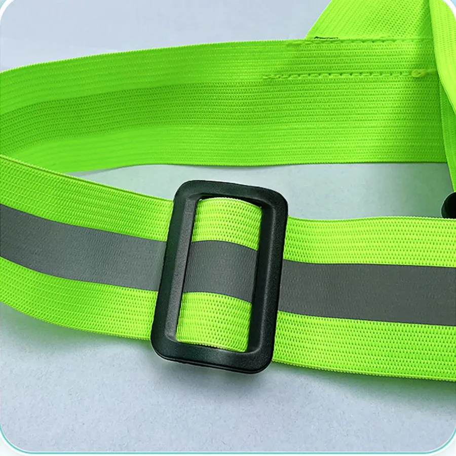 High Visibility Reflective Safety Vest for Outdoor Night Walking, Running, Cycling - Adjustable, Lightweight, Waterproof Gear showcase 7