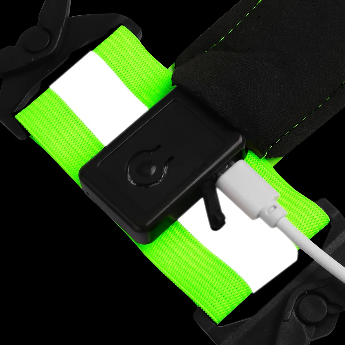 LED Reflective Safety Vest for Outdoor Night Walking, Running, Cycling - Rechargeable, Waterproof, Adjustable Straps for High Visibility (800ft Reflective, 1000ft LED) showcase 5