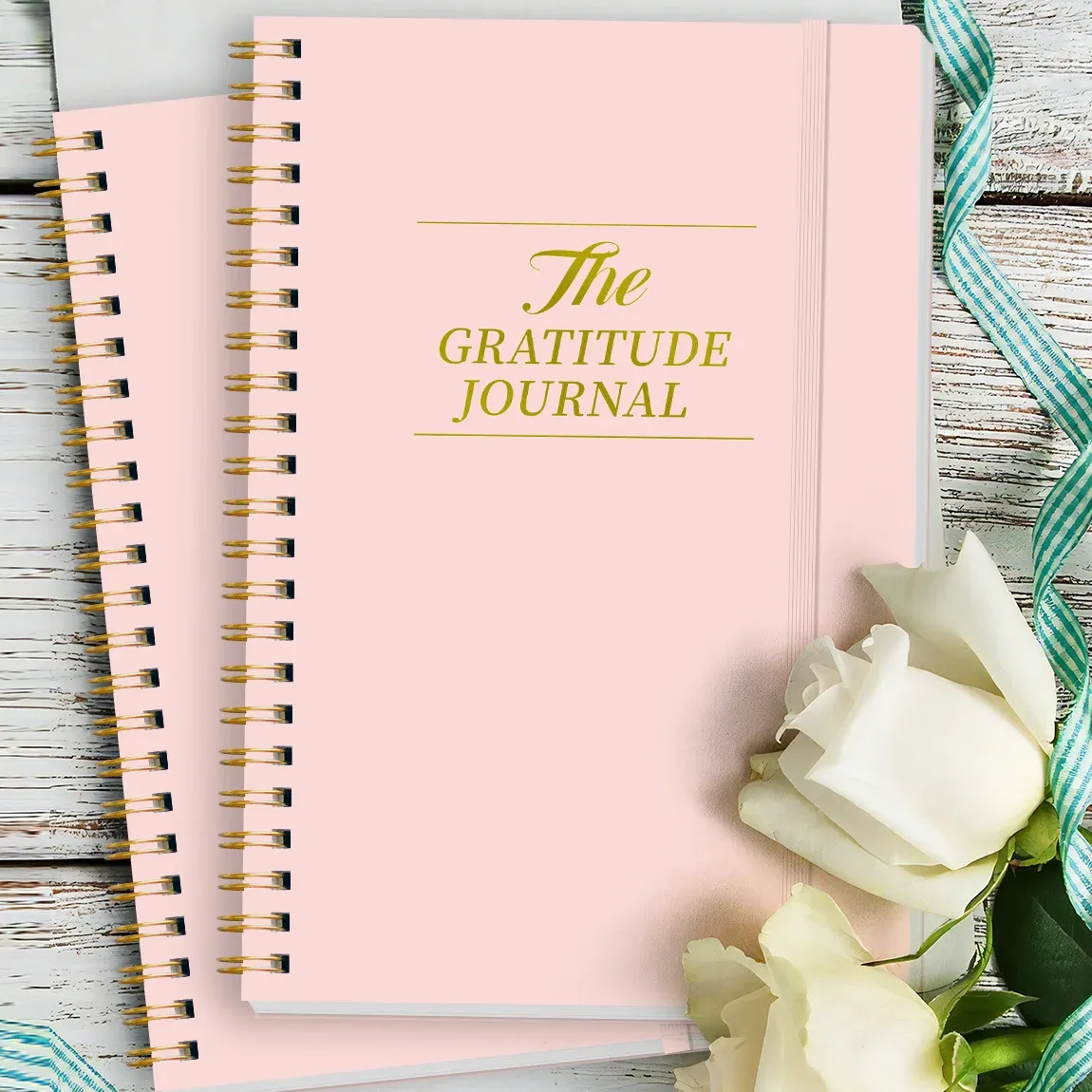 A5 Gratitude Journal: Daily Guided Notebook with Prompts for Thankfulness & Reflections, Spiral Bound Hardcover for Mindfulness & Positive Mindset showcase 5