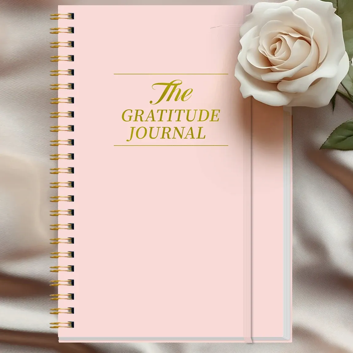 A5 Gratitude Journal: Daily Guided Notebook with Prompts for Thankfulness & Reflections, Spiral Bound Hardcover for Mindfulness & Positive Mindset thumbnail 5
