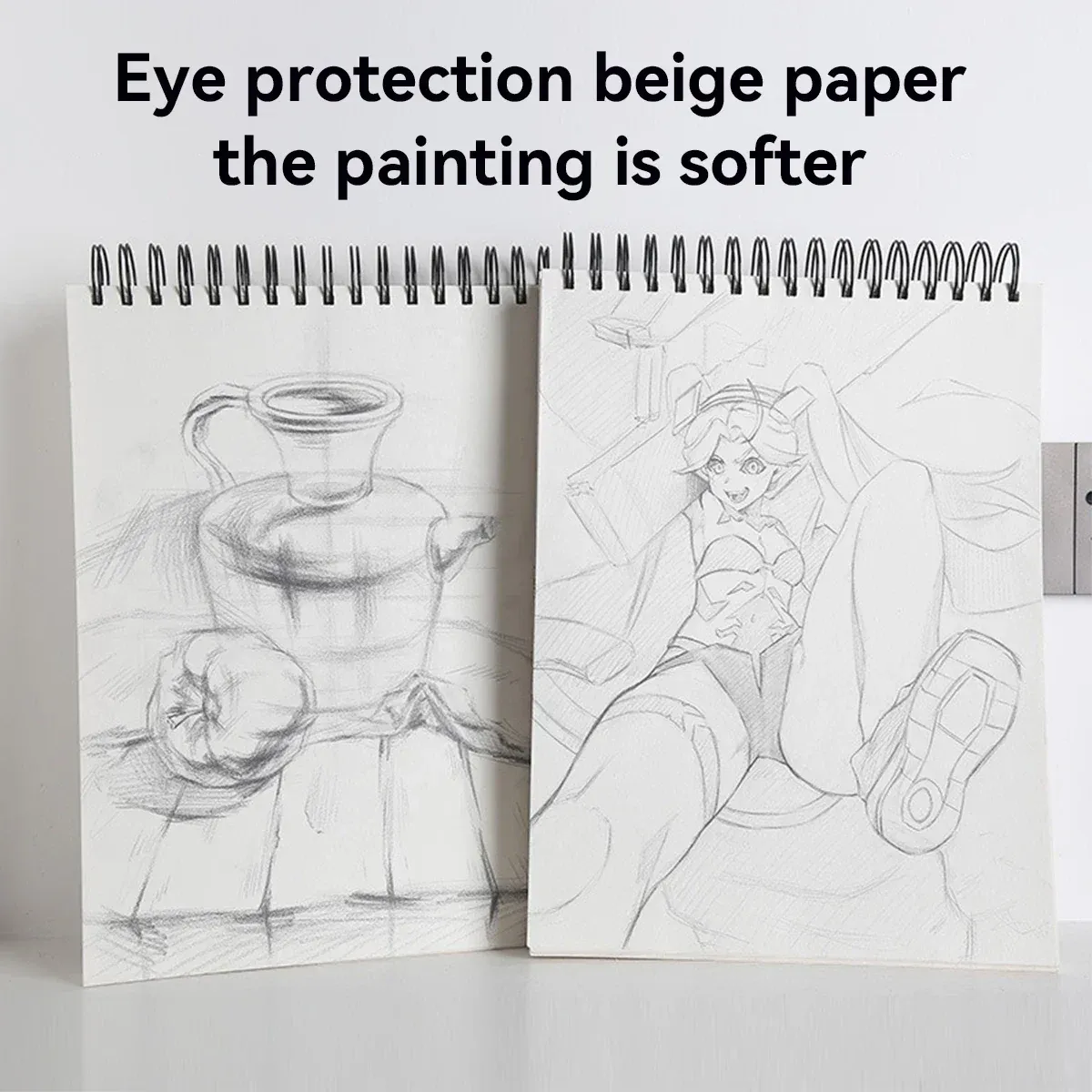 A3/A4/A5 Spiral Bound Artist Sketchbook with Acid-Free Paper, Professional Drawing Pad for Art Students, Ideal for Sketching and Notebook Stationery thumbnail 3