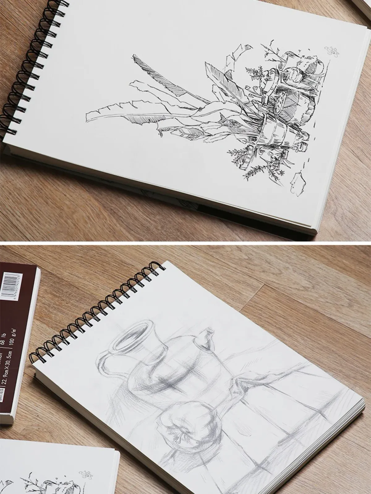 A3/A4/A5 Spiral Bound Artist Sketchbook with Acid-Free Paper, Professional Drawing Pad for Art Students, Ideal for Sketching and Notebook Stationery showcase 10