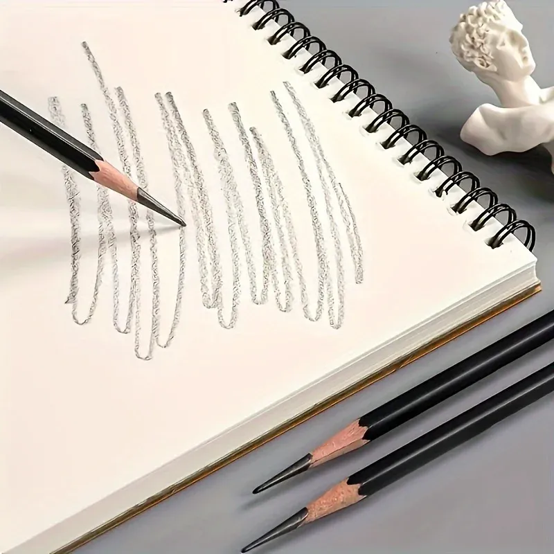 Premium Spiral Bound Sketchbook - 50 Sheets Acid-Free Watercolor Paper, High-Quality Art Notebook for Drawing, Painting, Writing & Mixed Media - DIY Customizable Cowhide Cover showcase 3