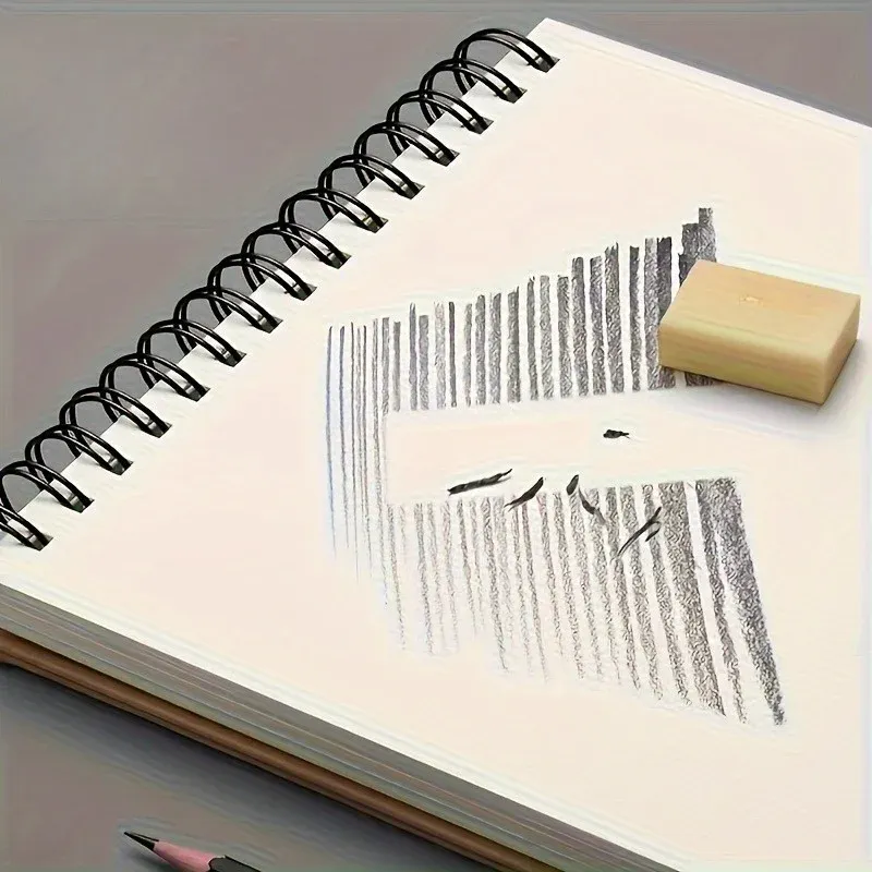 Premium Spiral Bound Sketchbook - 50 Sheets Acid-Free Watercolor Paper, High-Quality Art Notebook for Drawing, Painting, Writing & Mixed Media - DIY Customizable Cowhide Cover thumbnail 5