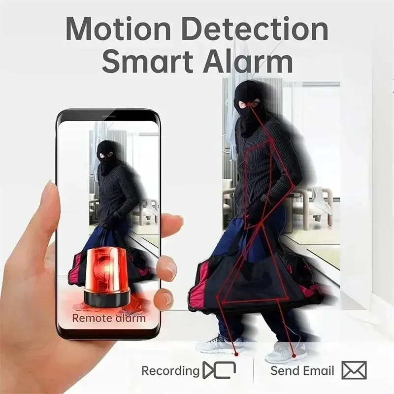 HD 1080P WiFi Indoor Security Camera with Audio - Wireless IP CCTV Video Surveillance Monitor for Home Protection thumbnail 5