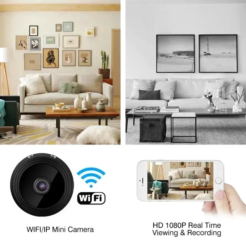 A9 Mini WiFi Camera 1080P HD Wireless Security Monitoring with Night Vision, Remote Video Surveillance for Smart Home Use showcase 5