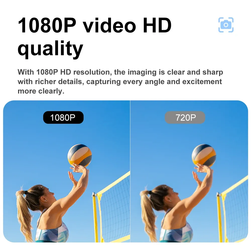 Ourlife HD Mini WiFi Security Camera with Motion Tracking - Smart Home Monitor, Camcorder for Real-Time Remote Viewing on iOS/Android thumbnail 4