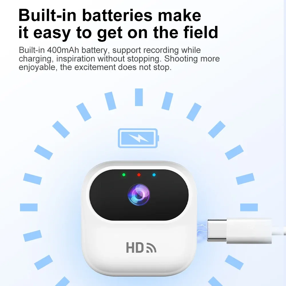 Ourlife HD Mini WiFi Security Camera with Motion Tracking - Smart Home Monitor, Camcorder for Real-Time Remote Viewing on iOS/Android thumbnail 6