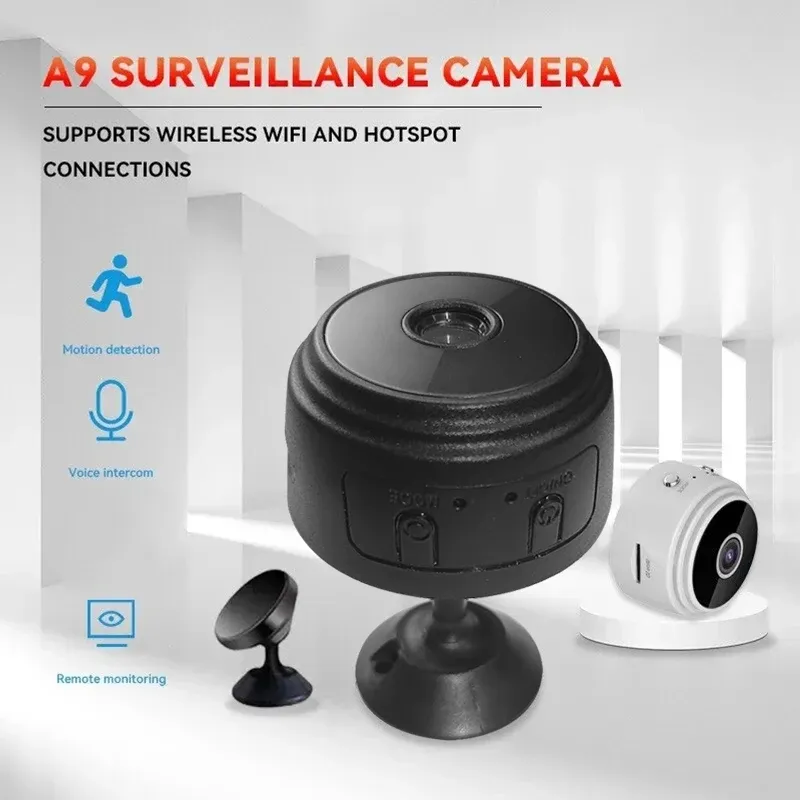 A9 WiFi Mini Camera Wireless HD 1080P Security Protection Camera, Smart Home Monitoring Device for Infants, Pets, and Home Security showcase 5