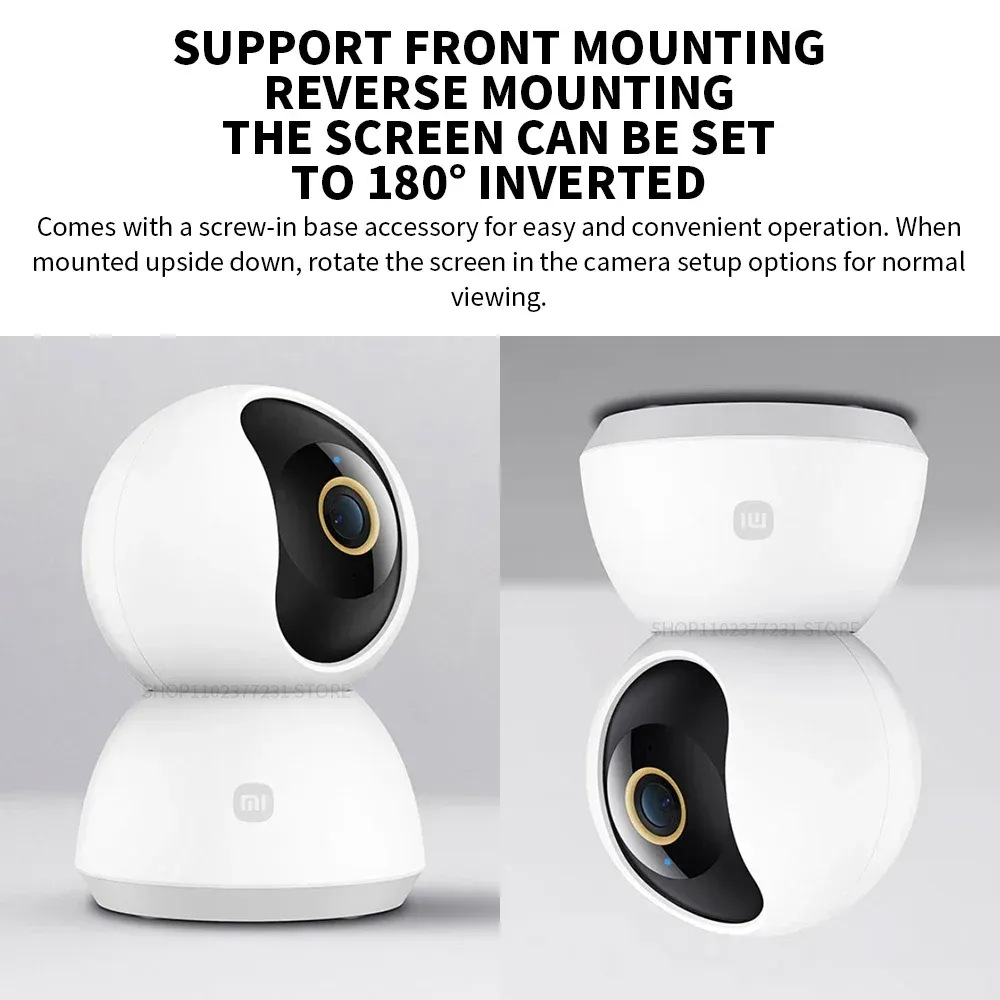 Xiaomi 360° Smart Home Security Camera PTZ 2K Webcam, 1296P 3MP AI Human Detection, Infrared Night Vision, Ideal for Home Security and Monitoring in Ghana thumbnail 5