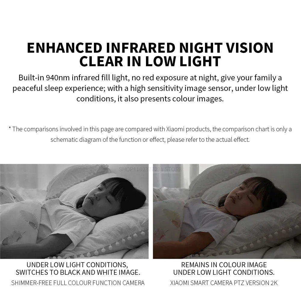 Xiaomi 360° Smart Home Security Camera PTZ 2K Webcam, 1296P 3MP AI Human Detection, Infrared Night Vision, Ideal for Home Security and Monitoring in Ghana showcase 8