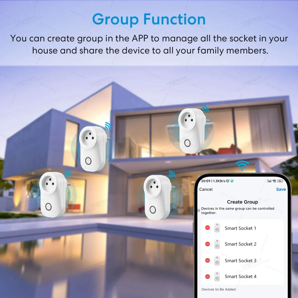 Tuya Smart WiFi Socket Israel Plug 16A with Power Monitor & Light Switch - Remote Control via Smart Life App, Alexa, Google Assistant Compatible showcase 7