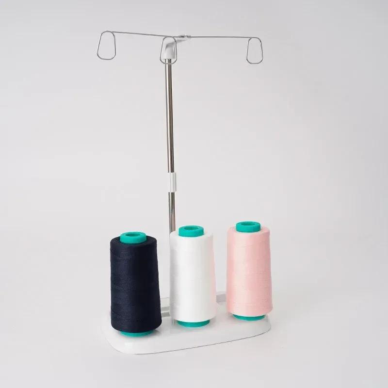 Heavy-Duty Plastic Cone Thread Stand Holder for Large Spools - Ideal for Sewing, Serger, Overlock Machines - Improves Efficiency for Home & Industrial Use