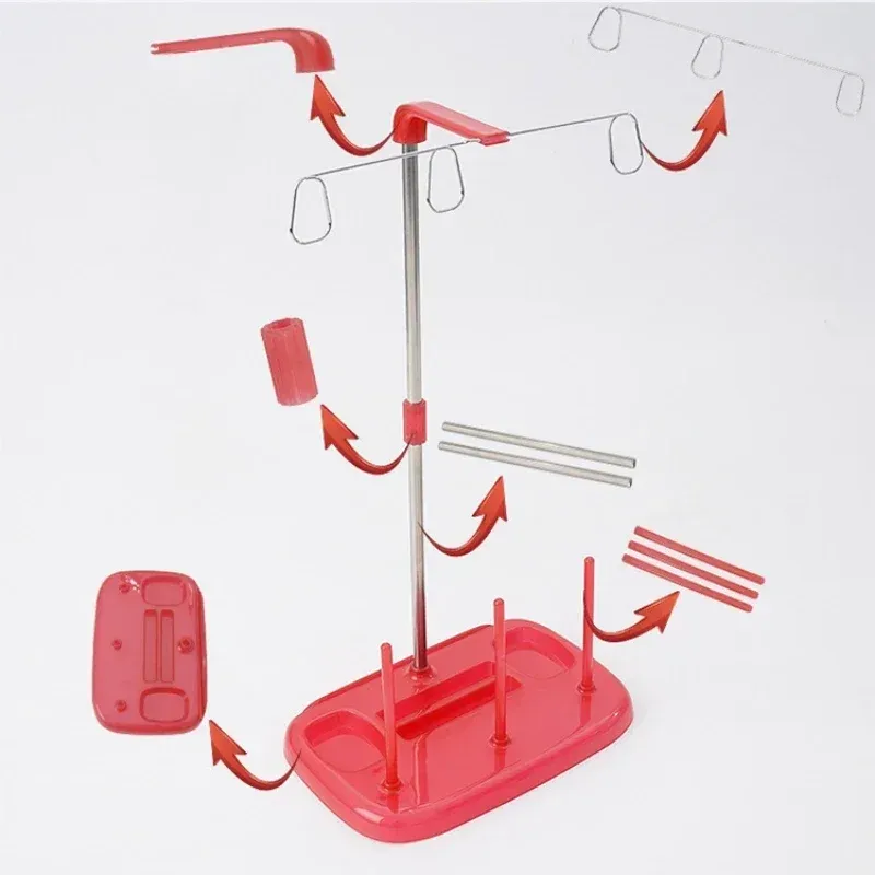 Heavy-Duty Plastic Cone Thread Stand Holder for Large Spools - Ideal for Sewing, Serger, Overlock Machines - Improves Efficiency for Home & Industrial Use showcase 7