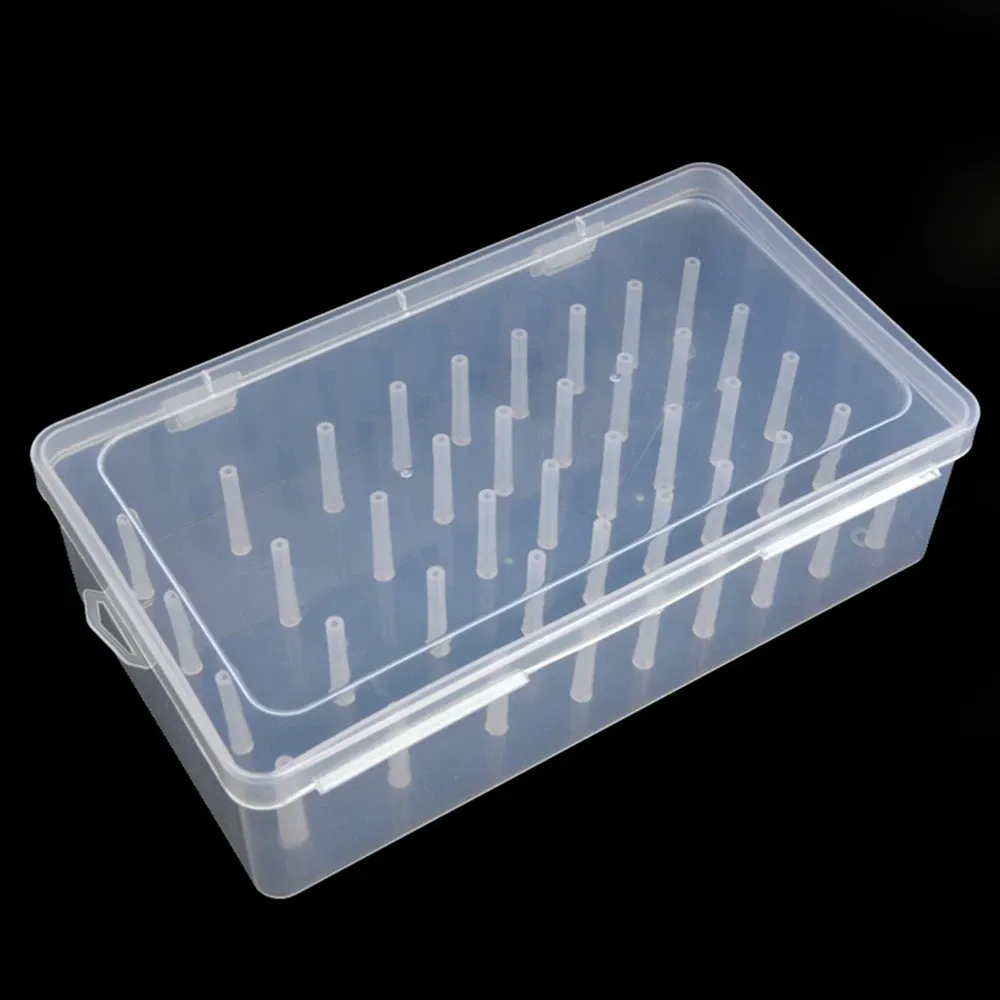 42-Piece Sewing Thread Spool Organizer Box with Bobbin Holder Case - Portable Craft Crafting Storage Container for Sewing Supplies showcase 4