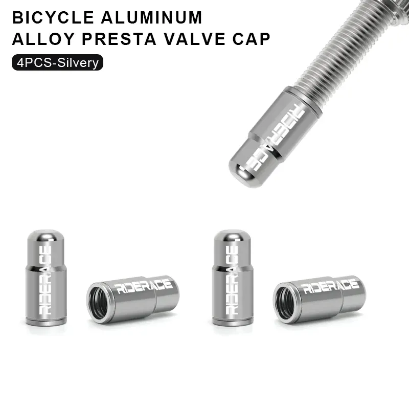 Lightweight Aluminum Alloy Bicycle Tire Valve Cap for Presta FV - Dustproof Protection for MTB Road Bikes, Pack of 2/4/10 showcase 14