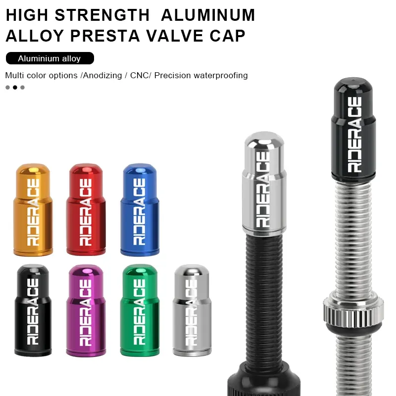Lightweight Aluminum Alloy Bicycle Tire Valve Cap for Presta FV - Dustproof Protection for MTB Road Bikes, Pack of 2/4/10 thumbnail 3