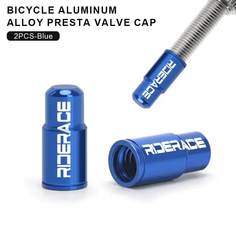 Lightweight Aluminum Alloy Bicycle Tire Valve Cap for Presta FV - Dustproof Protection for MTB Road Bikes, Pack of 2/4/10 showcase 10