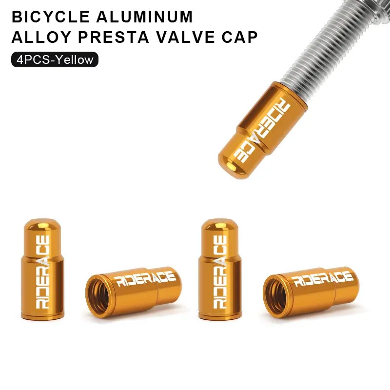 Lightweight Aluminum Alloy Bicycle Tire Valve Cap for Presta FV - Dustproof Protection for MTB Road Bikes, Pack of 2/4/10 showcase 16