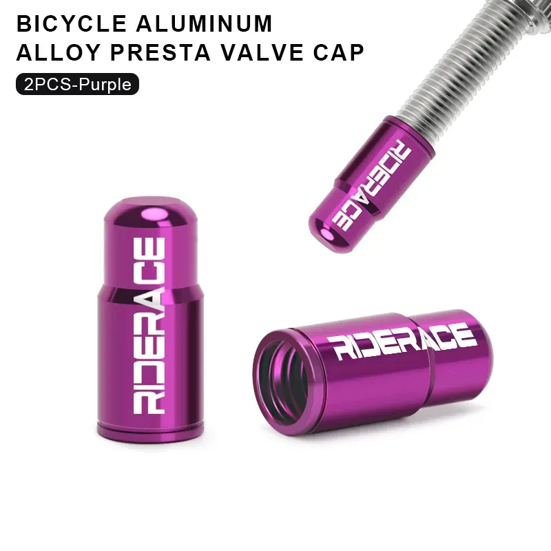 Lightweight Aluminum Alloy Bicycle Tire Valve Cap for Presta FV - Dustproof Protection for MTB Road Bikes, Pack of 2/4/10 showcase 11