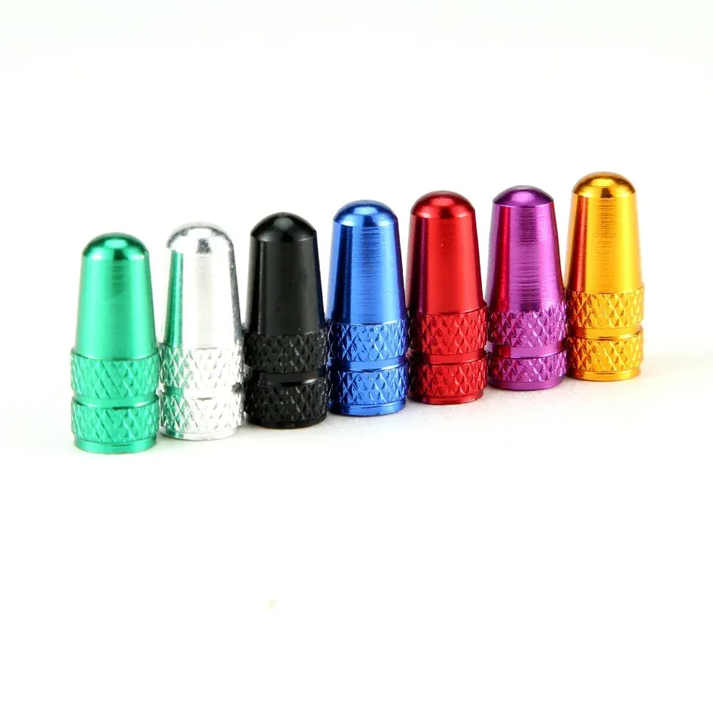4Pcs Aluminum Alloy Presta Valve Caps for Road MTB Bike Tires - Dustproof & Stylish Bicycle Wheel Accessories thumbnail 6