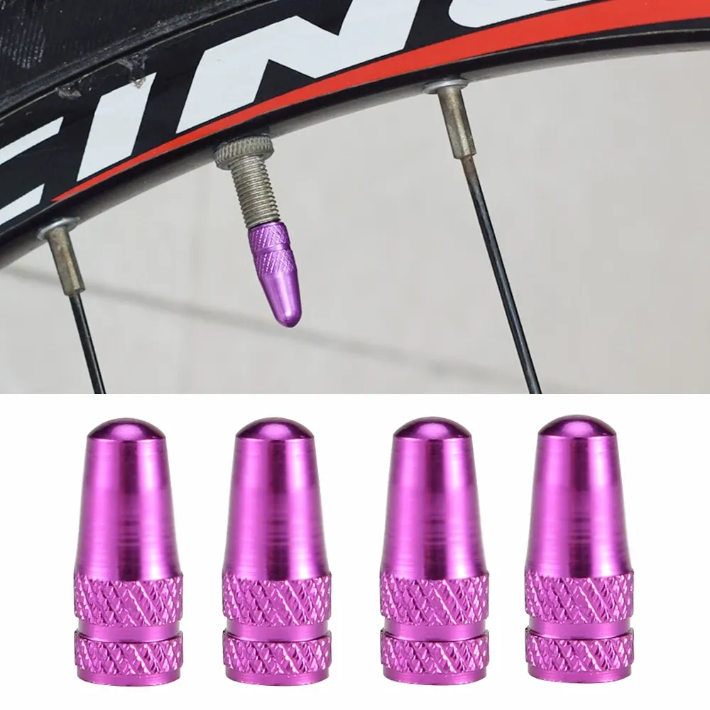 4Pcs Aluminum Alloy Presta Valve Caps for Road MTB Bike Tires - Dustproof & Stylish Bicycle Wheel Accessories showcase 23