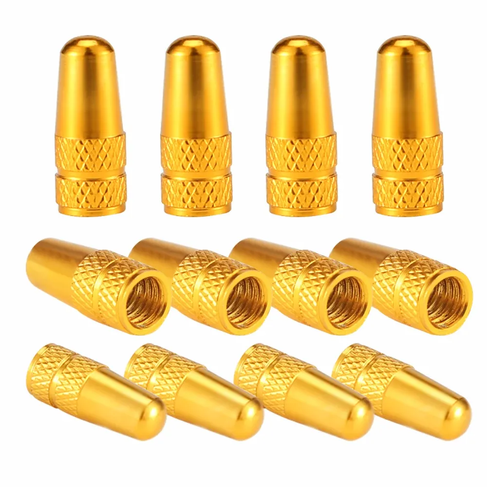 4Pcs Aluminum Alloy Presta Valve Caps for Road MTB Bike Tires - Dustproof & Stylish Bicycle Wheel Accessories showcase 9