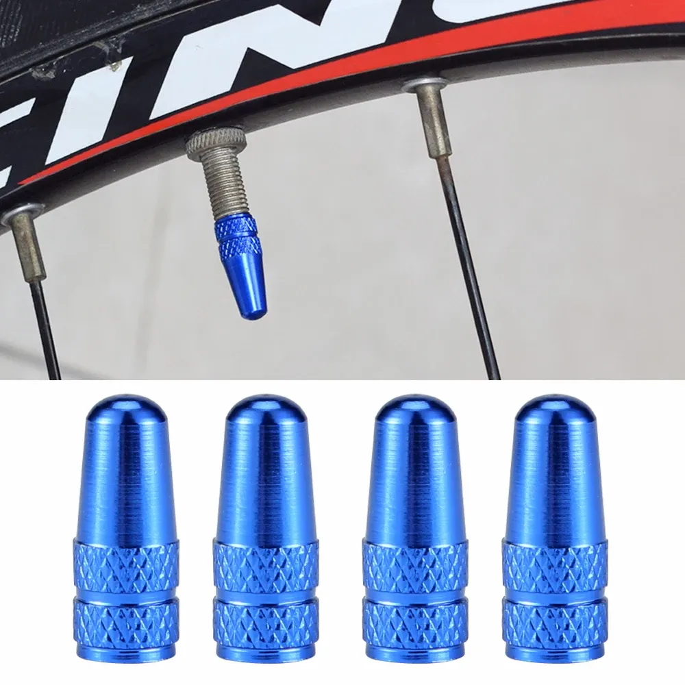 4Pcs Aluminum Alloy Presta Valve Caps for Road MTB Bike Tires - Dustproof & Stylish Bicycle Wheel Accessories showcase 20