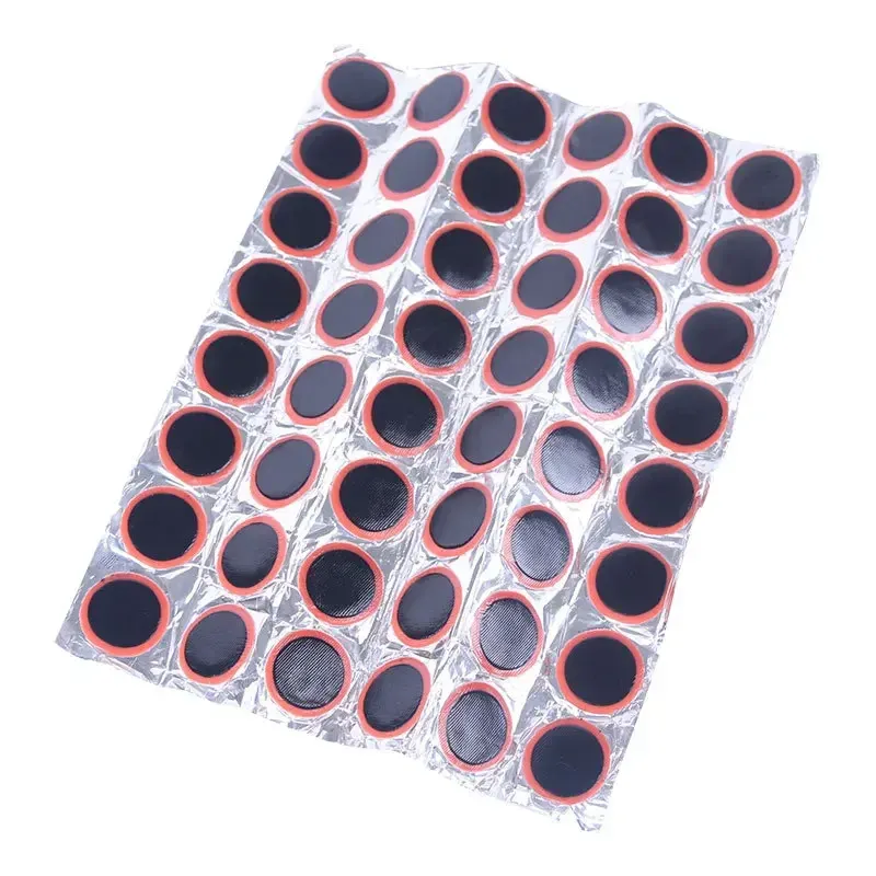 48pcs Portable Bicycle Tire Inner Tube Patch Kit - Durable Rubber Repair Pads for Bike Tyres, Easy Installation for All Cyclists showcase 2