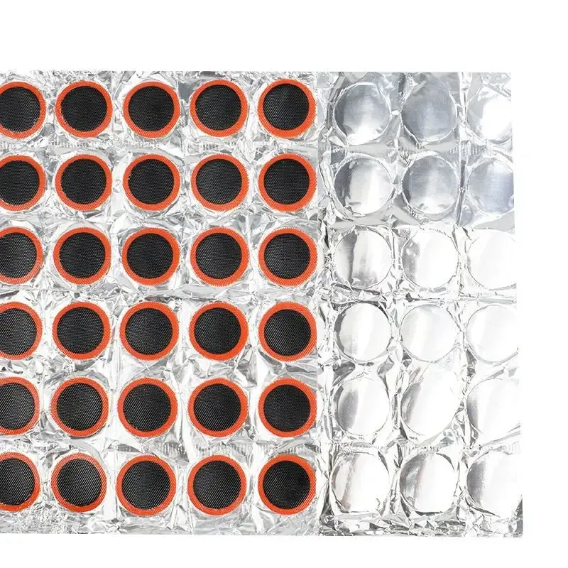 48pcs Portable Bicycle Tire Inner Tube Patch Kit - Durable Rubber Repair Pads for Bike Tyres, Easy Installation for All Cyclists thumbnail 4
