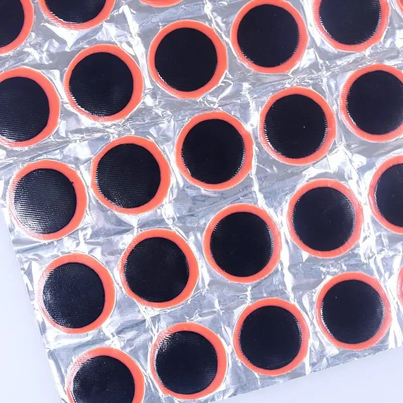 48pcs Portable Bicycle Tire Inner Tube Patch Kit - Durable Rubber Repair Pads for Bike Tyres, Easy Installation for All Cyclists