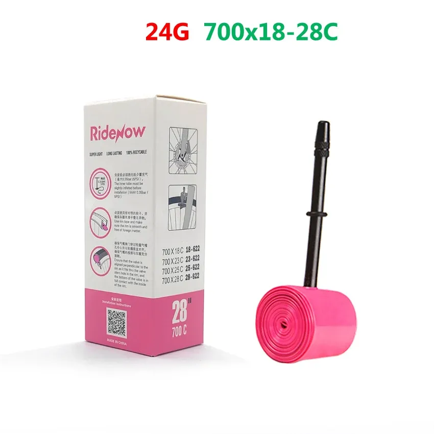 RideNow TPU Bike Inner Tube 700C for Road & MTB Bicycles - Lightweight, Durable, and Versatile Sizes (18-47C, 29x1.5-1.9) - Essential Cycling Accessory showcase 7
