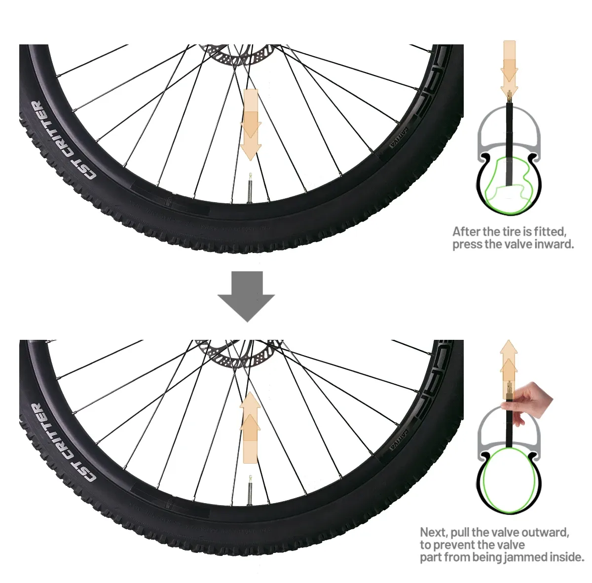 Ultralight TPU Bicycle Inner Tube for Mountain Bikes - 26, 27.5, 29 Inch Wheels, 45mm Metal Presta Valve, Anti-Oxidation, CYCLAMI Brand showcase 13
