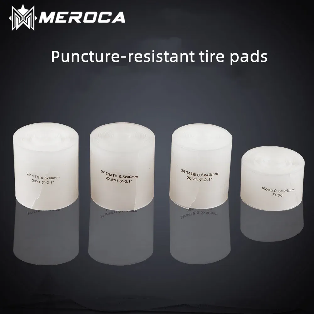 2Pcs Bicycle Tire Liner Puncture Proof Belt - Durable Cycling Anti-Puncture Tyre Protector Tape for Road Bikes & Mountain Bikes thumbnail 2