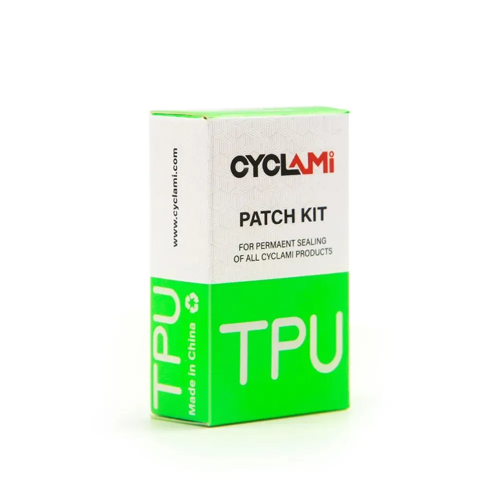 CYCLami 8-Piece Bike Inner Tube Repair Kit for Road MTB Folding Bicycles - Durable TPU Material, Glue-Free Patching Tools for Quick Puncture Fixes thumbnail 4