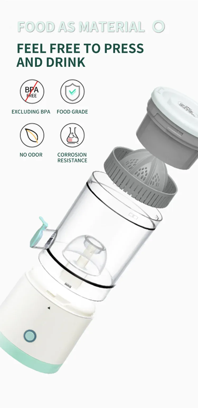 Portable Automatic USB Juicer Cup - Electric Citrus Fruit Juicer Machine for Oranges, Lemons, Apples - Easy Clean, 400ml Capacity, Ideal for Healthy Drinks in Ghana showcase 9